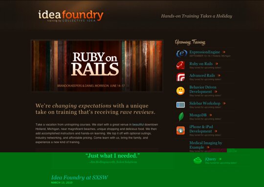 html5 websites example