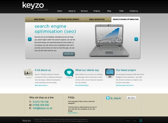 html5 websites example